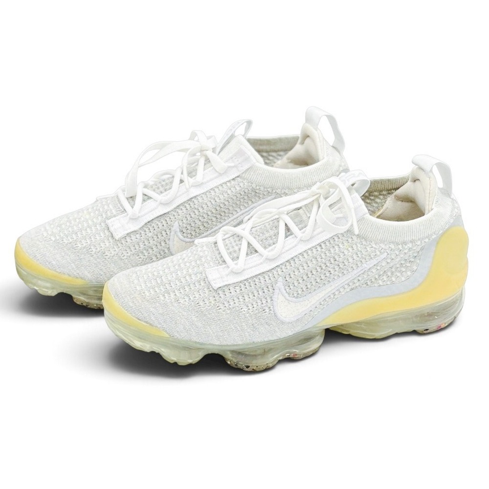 Nike Air VaporMax 2021 Flyknit Women's 7.5 White Pure Platinum Shoes DC4112-100
